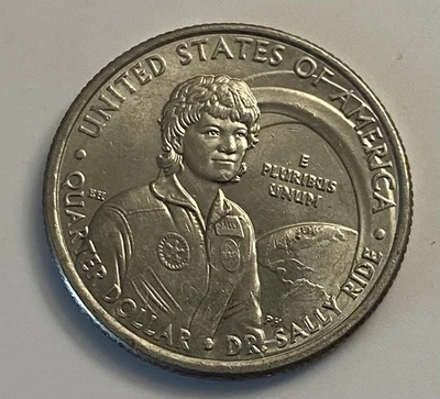 2022P-Dr. Sally Ride-Quarter-AU+ - Image 1 of 4