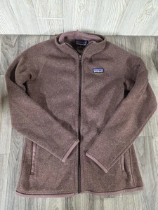 BELLO Patagonia Better maglione full zip maglia pile giacca viola donna X Small - Foto 1 di 11