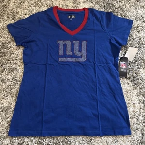 NFL Team Apparel NEW YORK GIANTS Damen V-Neck Shirts Gr. XL - Bild 1 von 6