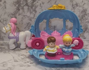 Fisher Price Little People Cenicienta Carro Bailando Princesa + Príncipe 2021 - Imagen 1 de 14