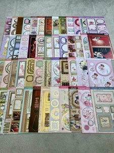 50 Hunkydory Mixed A4 Topper / Decoupage Die Cut Sheets For Card Making - Picture 1 of 8