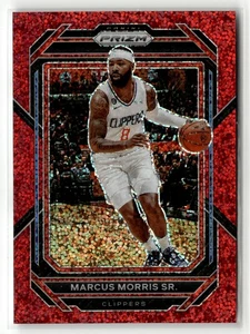 2022-23 Panini Prizm #130 Marcus Morris Sr. Prizms Red Sparkle - Picture 1 of 2