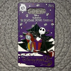 2025 Disney Parks Nightmare Before Christmas JACK & SALLY LE 4000 Pin - Bild 1 von 2