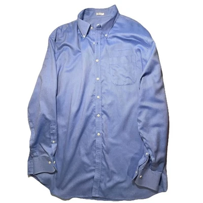 Camisa de vestir Peter Millar para hombre 2XL azul con botones NANOLUXE manga larga Foto 1 de 4