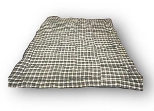 Dupont Hollofil 808 Sleeping Bag 84”x39” Brushed Cotton Funnel Polyester Gray - Picture 1 of 8