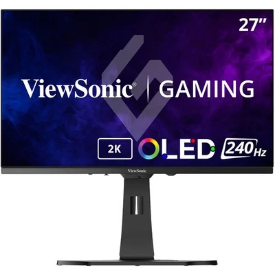 ViewSonic XG272-2K-OLED-S 27" OLED Gaming Monitor, White - Certified Refurbished - Image 1 of 4