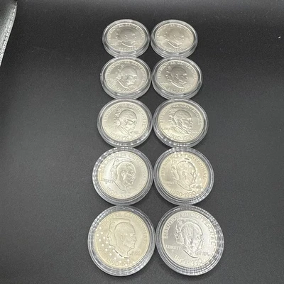 1990-W Eisenhower Centennial BU Commemorative Silver Dollar. X10 - Image 1 of 4