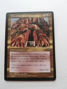 Magic the Gathering Karten MtG " Breathstealer`s Crypt " - Bild 1 von 2
