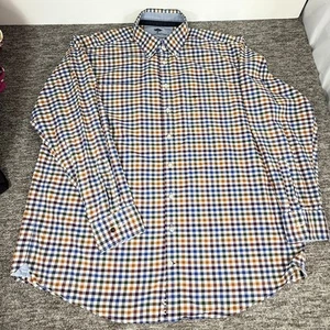 Camisa Fynch-Hatton Para Hombres 2Xl Algodón Real Premium Manga Larga Cuadros Multicolor - Imagen 1 de 21