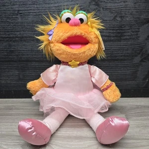 Sesame Street ZOE Orange Plush 12" Ballerina Pink Tutu 2008 Stuffed Soft - Picture 1 of 6