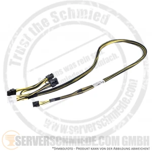 HP 100cm  DL380 ML350 Gen10 GPU cable 879289-001 1x 8-Pin to 2x 8-Pin + 2x 6-pin - Afbeelding 1 van 4