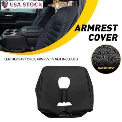 Fits 2019-2024 GMC Sierra Chevy Silverado Jump Seat Console Lid Armrest Cover US - Image 1 of 4
