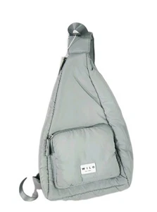 NWT! Wilo The Label Puffer Crossbody/Sling Sage MSRP:$88 - Picture 1 of 12