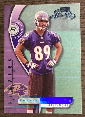 2000 Playoff Absolute Travis Taylor #156 Rookie Holofoil /10 Baltimore Ravens!  - Image 1 of 2