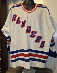 VTG 90's Starter New York Rangers Hockey Jersey NHL Eastern Conference Size XL - Picture 1 of 5