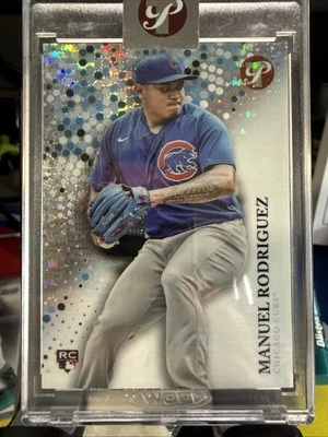 2022 Topps Pristine - Manuel Rodriguez #91 Refractor (RC) - Image 1 of 2