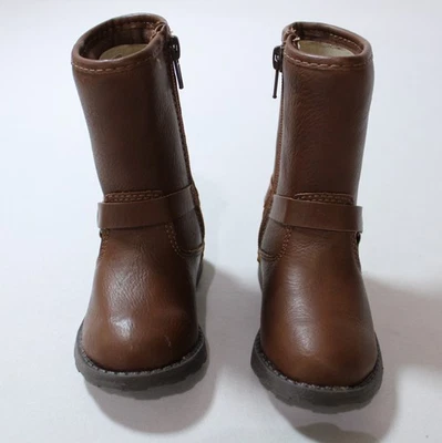 Botas Carter's para niñas pequeñas Marline con cremallera AC2 marrón Talla: EE. UU.: 6 UE: 22  Foto 1 de 4
