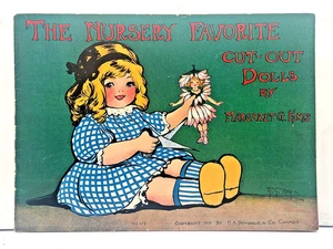 The Nursery Favorite Cut Out Dolls by Margaret G. Hays M. A. Donahue Pub. c.1913 - Picture 1 of 8