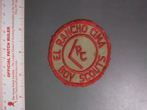 Patch Boy Scout Early El Rancho Cima Camp 6215OO - Foto 1 di 1