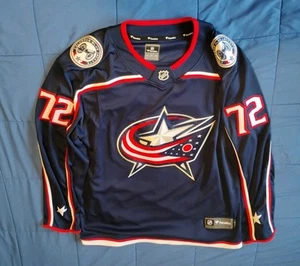Fanatics Columbus Blue Jackets #72 Sergei Bobrovski Game Jersey (L) - Picture 1 of 5