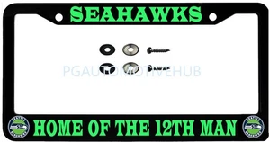 License Plate Stainless Steel Vinyl Lettering FOR SEATTLE SEAHAWKS - Bild 1 von 3