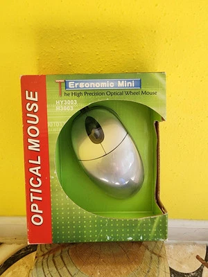 Ergonomic Mini Optical Mouse USB PS/2 - New - Image 1 of 4