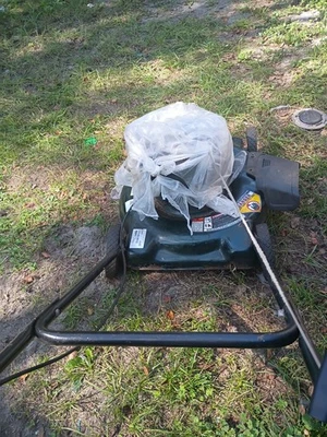 Gas Walk behind Self Propelled Lawn Mower 22 In 201Cc 6 Speed CVT High Wheel RWD - Image 1 of 4