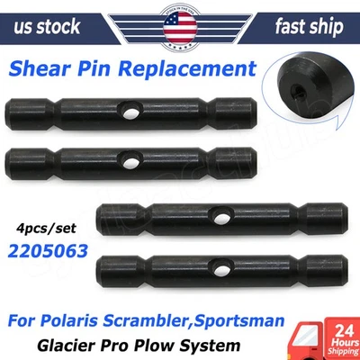 4pcs For Polaris 2205063 Shear Pin Glacier Pro Plow Scrambler Sportsman 570 850 - Image 1 of 4