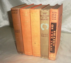 Zane Grey Western HC Book Lot~ Dessert Gold, Wild Horse Mesa, Heritage of Desert - Picture 1 of 2