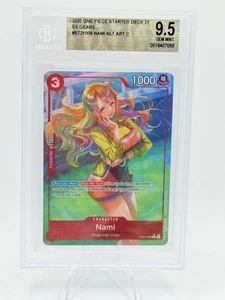 Gem Mint - One Piece 2025 NAMI ALTERNATE ART ST21-009 - BGS 9.5 - Bild 1 von 3