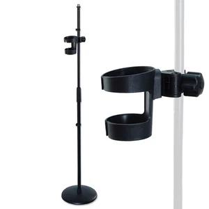 keepdrum MS015 Mikrofonständer gerades Stativ mit Getränkehalter - Picture 1 of 12
