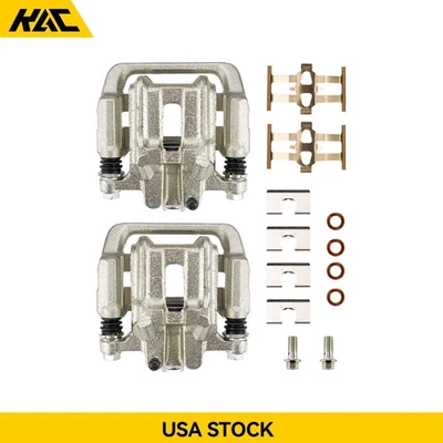 2x Rear Brake Caliper For Acura 2001-03 CL 1999-2008 TL 2003-2011 Honda Element Foto 1 de 4