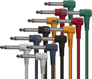 LOT DE 6 CABLES PATCH JACK COUDE / JACK COUDE 30CM YELLOW CABLE P030C-6 - Imagen 1 de 1
