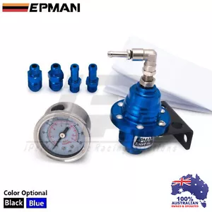 BLUE EPMAN Fuel Pressure Regulator FPR 800 UNIVERSAL FIT SUITS WRX STI EVO GTR - Foto 1 di 3