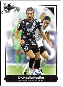 Dr Nadia Nadim 2022 Parkside NWSL Paramount #84 Racing FC #300/749 - Picture 1 of 2