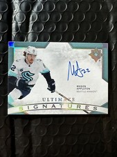 2021-22 Upper Deck Ultimate Collection Signatures Mason Appleton #US-MA Auto
