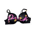 Victoria's Secret Pink Wear Everywhere Smooth Push Up Bra Color Black NWT