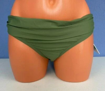 Parte inferior de bikini Sunsets para mujer inolvidable oliva talla mediana - Foto 1 de 4