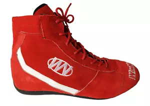 SCARPE GO KART AUTO RALLY IN PELLE 39 40 41 42 43 44 45 46 47 48 GO-KART ROSSE - Foto 1 di 5