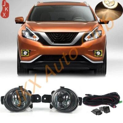 FOR NISSAN MURANO FOR INFINITI QX60 G37 n Pair Bumper Halogen Fog Light W/Wiring Foto 1 de 4