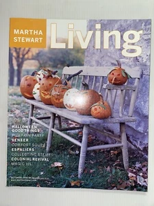 1999 October Martha Stewart LIVING Magazine AUTUMN Haunted House Halloween LkNew - Picture 1 of 1
