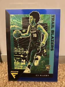 2020-21 Panini Flux Rookies Blue /99 CJ Elleby #244 Rookie RC