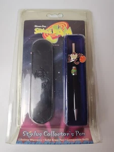 VINTAGE SPACE JAM Tazmanian Devil Stylus COLLECTOR’S PEN Set Warner Bros Damage - Picture 1 of 6