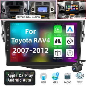 32GB Android 12 Car Stereo Radio For 2007-2012 Toyota RAV4 GPS Navi WIFI BT RDS - Picture 1 of 12