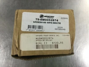 MERCURY QUICKSILVER SPEEDOMETER 80 MPH 79-8M0052874 t043 - Picture 1 of 3