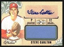 2014 Topps Triple Threads Unity Relic Autographs Emerald Steve Carlton Auto /50