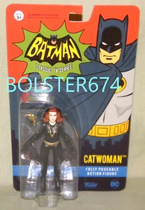 CATWOMAN Classic Adam West Batman 1966 TV Series 3.75" Action DC Funko Card Wear - Picture 1 of 13