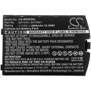 Battery for Iridium 9505A;P/N:BAT0401,BAT0601,BAT0602 Cameron Sino 2800mAh - Photo 1 sur 2