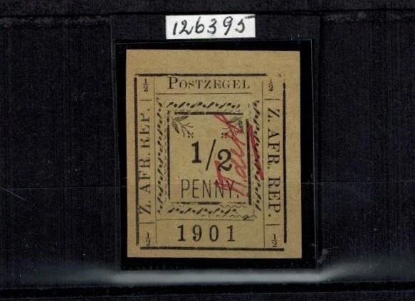 TRANSVAAL Pietersburg 1901 SG 19L 1/2d MOG P1 R1/6 sem parada após 1901 - Imagem 1 de 3