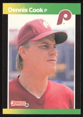 1989 Donruss Baseball's Best Dennis Cook #327 Philadelphia Phillies - Image 1 of 2